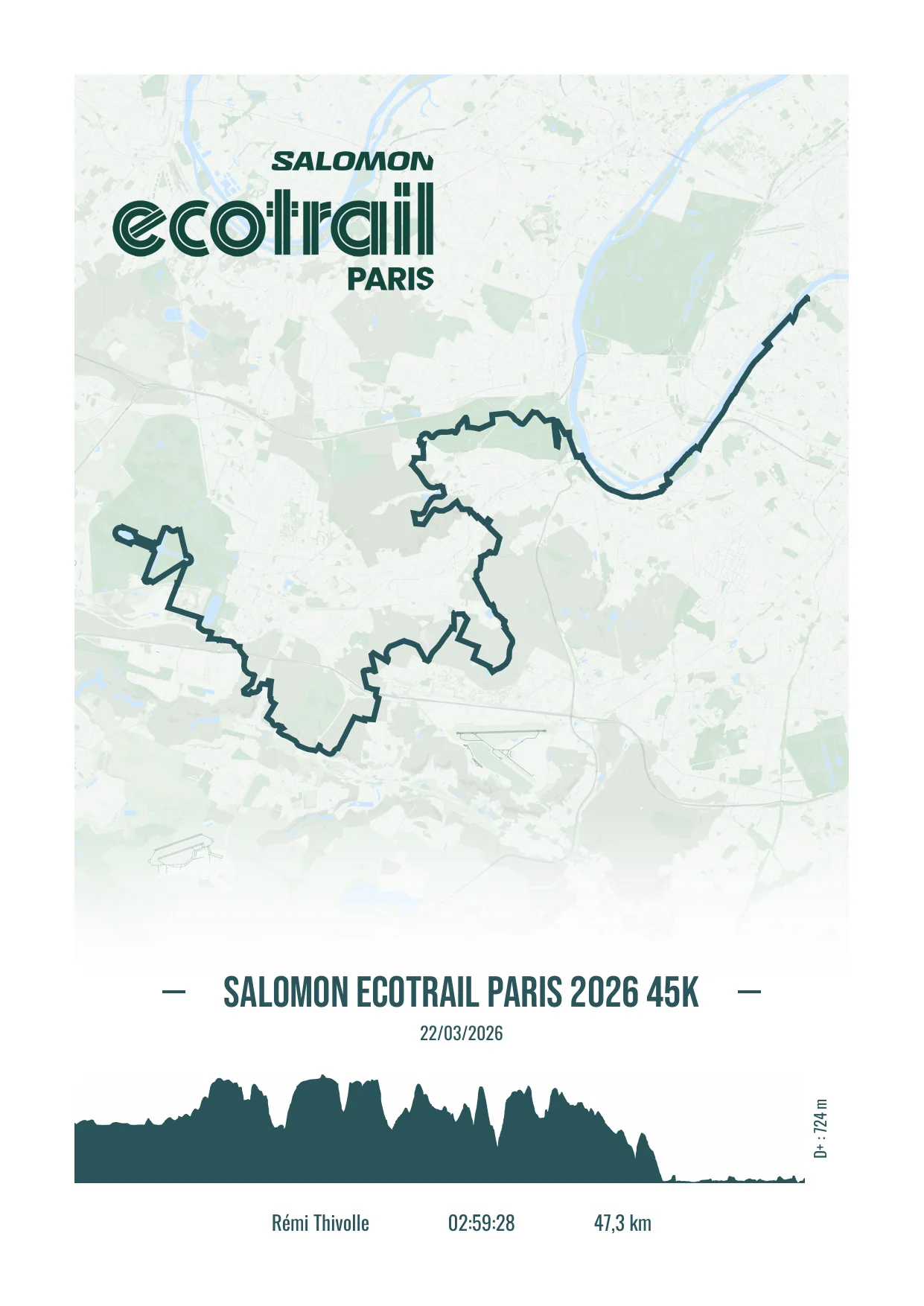 Salomon Ecotrail Paris 2026 45K